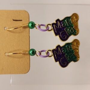 Mardi Gras Earrings